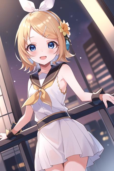 masterpiece, best quality, masterpiece,<lora:Buchi-4:1>, Buchi, 1girl, solo,  <lora:KagamineRin_kagamineRin_{kagamine_rin}:0.7>, kagamine rin