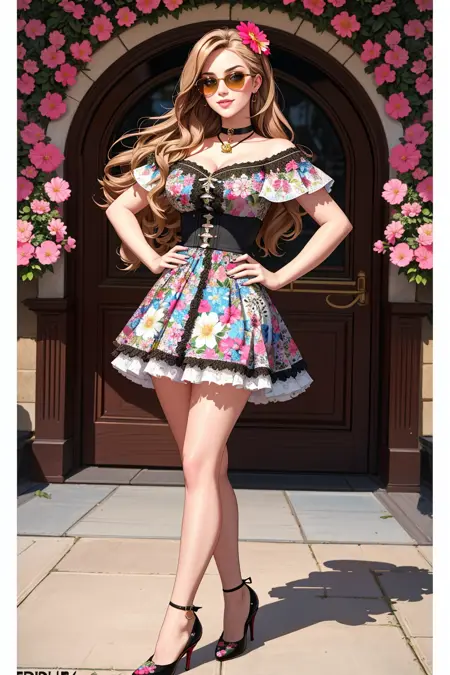 Proper Attire | Vintage Tea Dress - by EDG