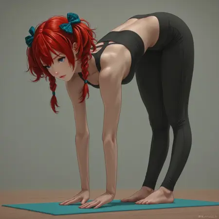 Forward bend pose