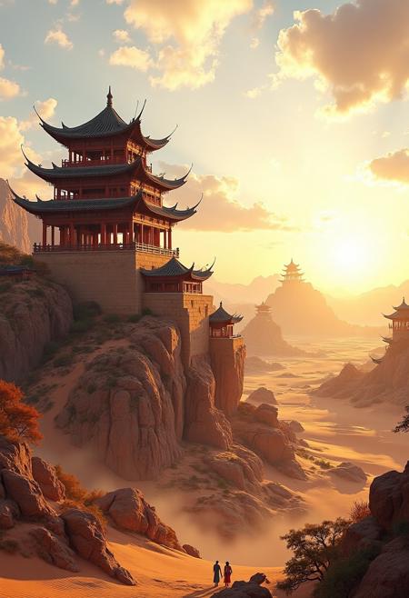 DJ_Traditional Chinese Architecture_Ancient Architecture Scene Generation v1.0