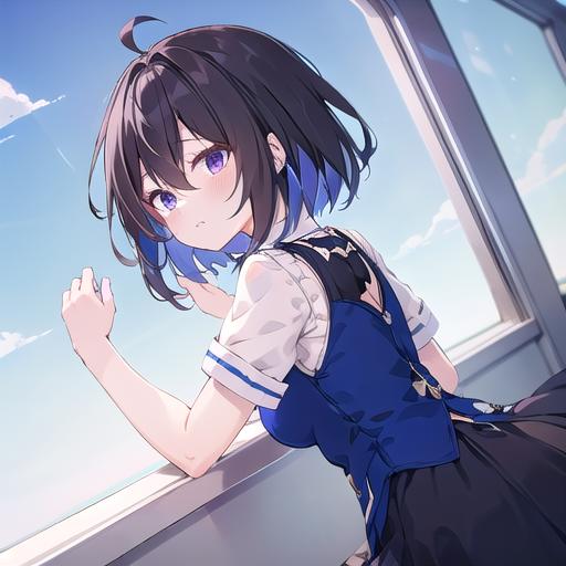 Seele Vollerei 希儿 - Azure Memories 绀海之忆服装 【崩坏3/Honkai Impact 3rd】 image by sleaf