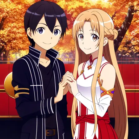 Asuna and Kirito
