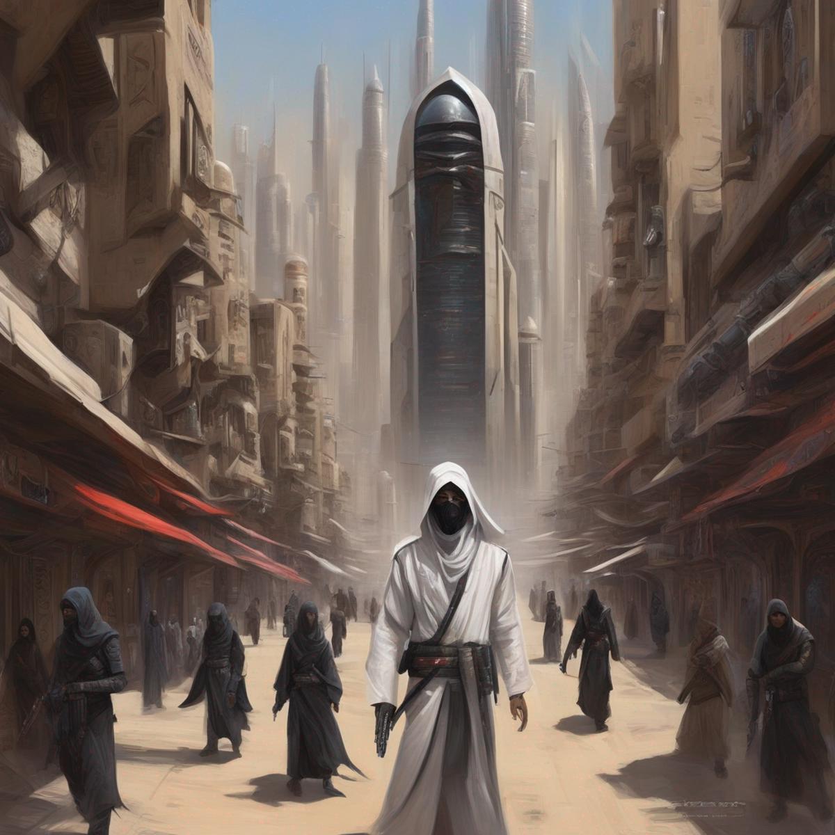 johnslegersart Arab scifi image by johnslegers