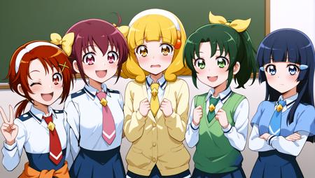 Pony XL] Smile Precure! all 5 girls in 1 Lora（スマイルプリキュア 