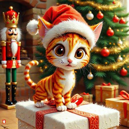 The Cat and Christmas V1