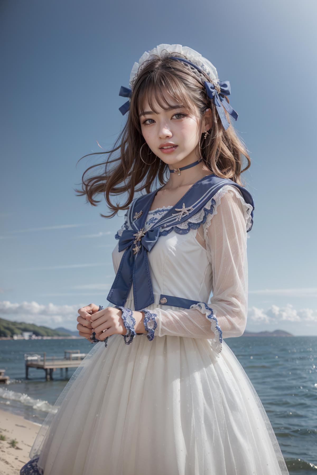 【浅海星辰】Dress No.11 White Dress image by feetie