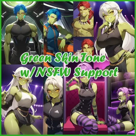 Green Skin tone (NSFW support)