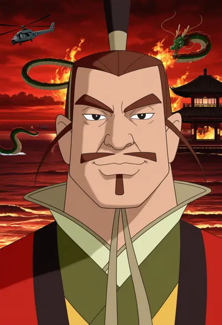 King Zhou from The Legend of Nezha for NoobAI and Illustrious