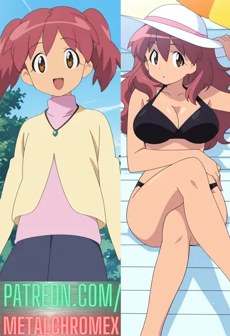 Natsumi Hinata - Adult and Teenage appearances (Sgt. Frog/Keroro Gunso) - Commission!