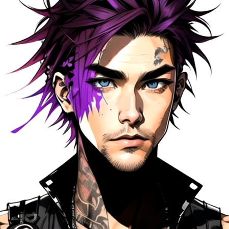 Handsome Punk Man