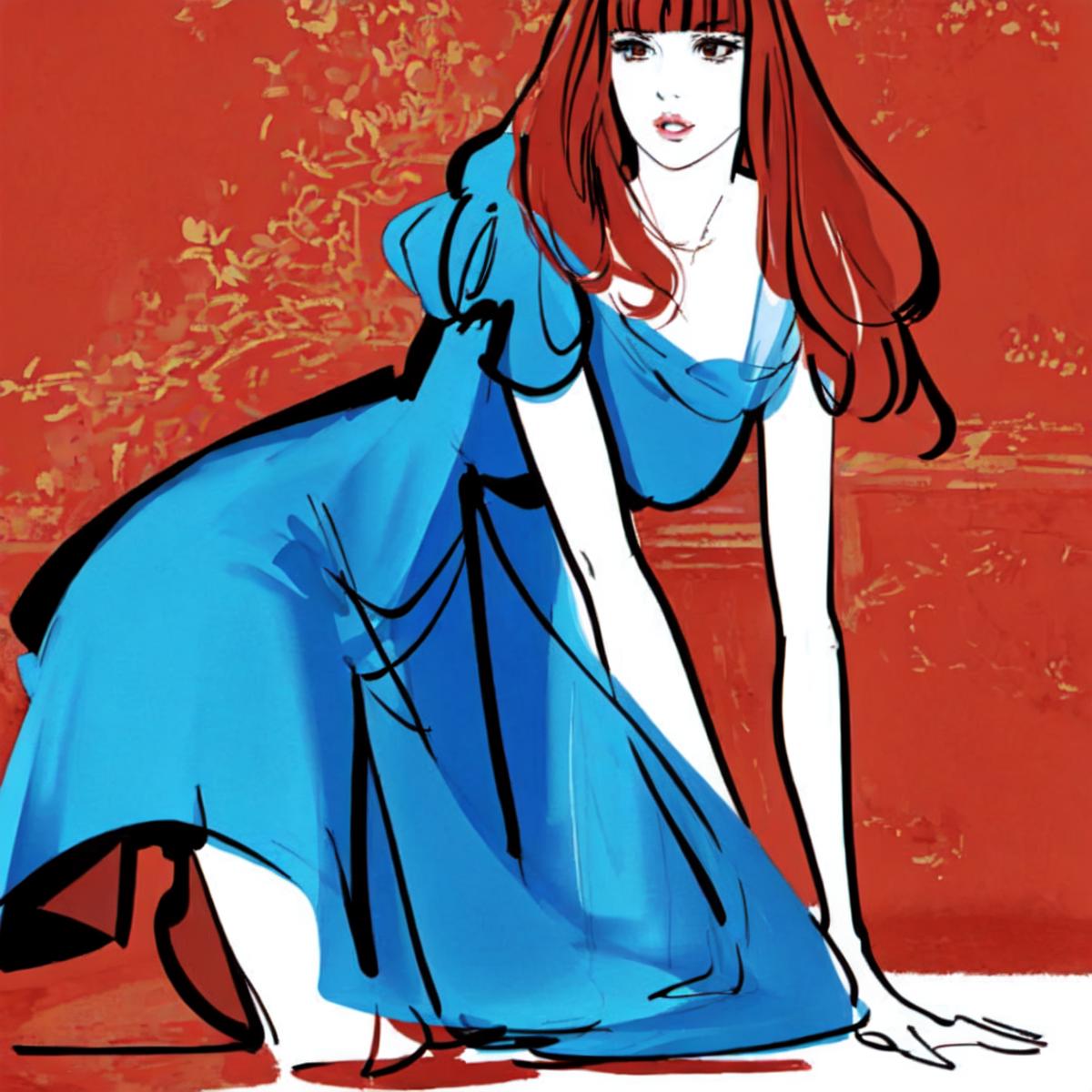 fashion watercolor image by unknowncity
