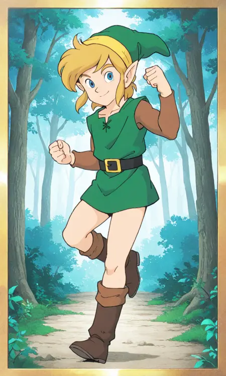 Link (The Legend of Zelda - Classic concept art version) / リンク (ゼルダの伝説) | Illustrious