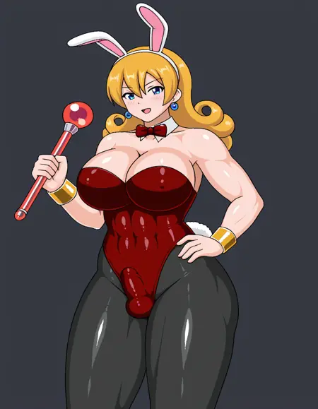 Futa Bunny Girl (Female mutant vs Crossdressing soldier)