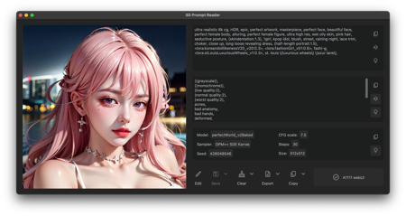 Stable Diffusion Prompt Reader v1.3.3-mac