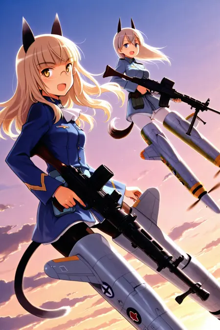 [illustrious XL] Fumikane Shimada/岛田文金 《STRIKE WITCHES》/《强袭魔女》《SKY GIRLS》/《天翔少女》 - Artist Style