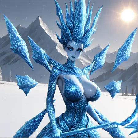 Ice Fairy Sirra - Lineage 2 Raid Boss Character
