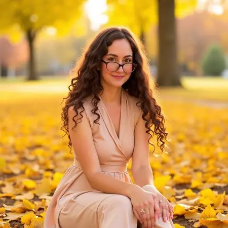 Looking over glasses