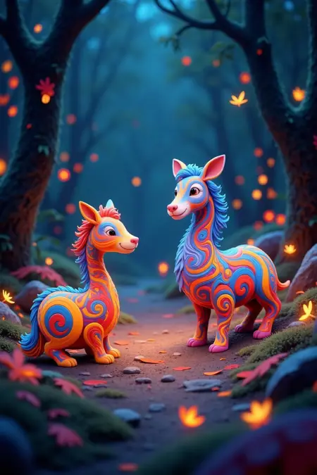 DK_Colorful Spiral Patterns_Zodiac Animal Generation