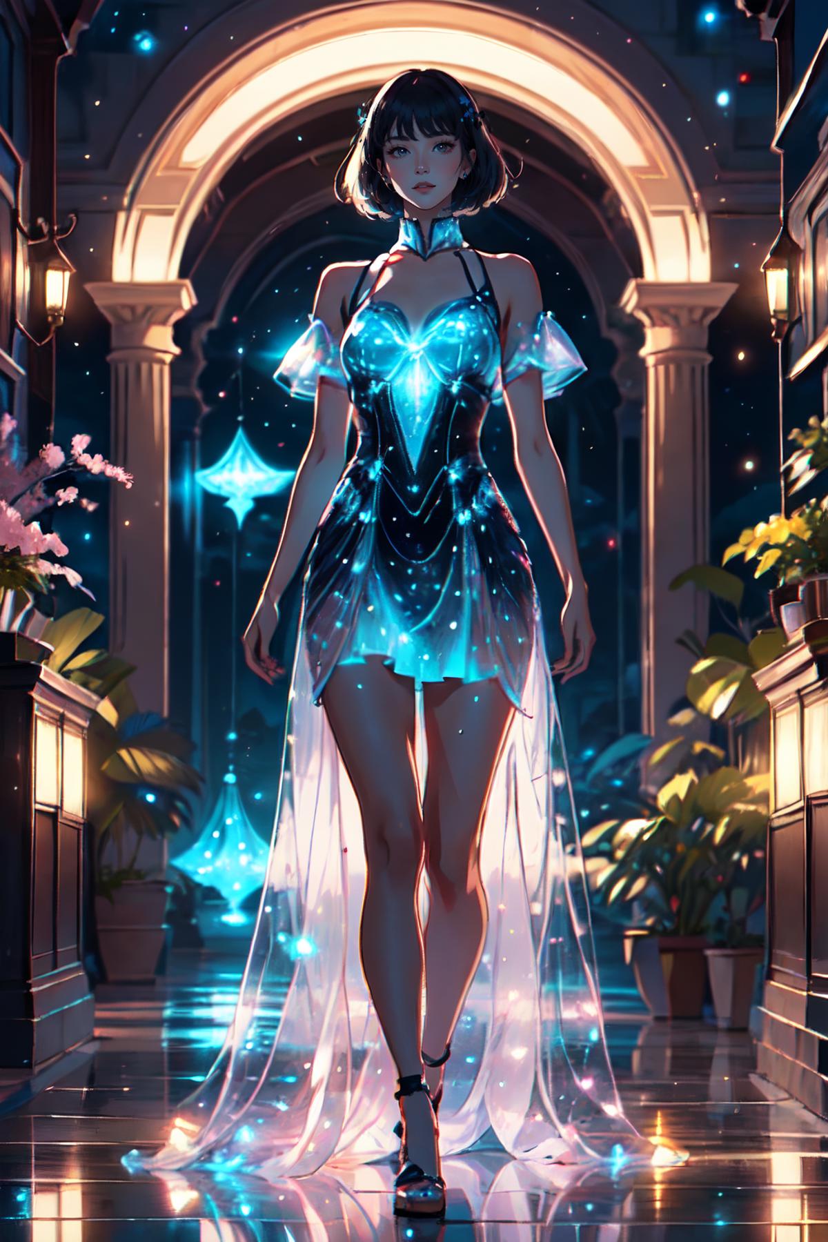 Bioluminescent Dress image by 0_vortex