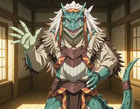 Lizard priest - goblin slayer ( Illustrious )