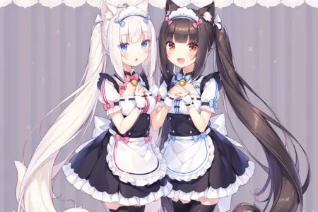nekopara-vanilla and choko-dreambooth-