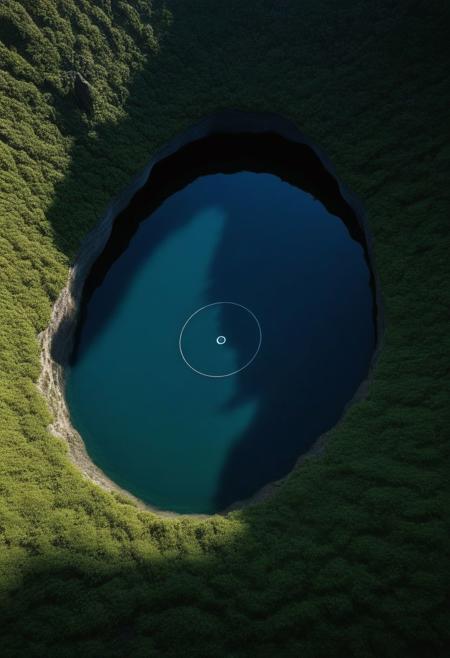 A stately pleasure-dome decree:
Where Alph, the sacred river, ran
Through caverns measureless to man
   Down to a sunless sea.
So twice five miles of fertile ground
With walls and towers were girdled round;
I center: a big black circle in bold lines intersected by a thick X, 3s symbol,
Photographer Reuben Wu Style