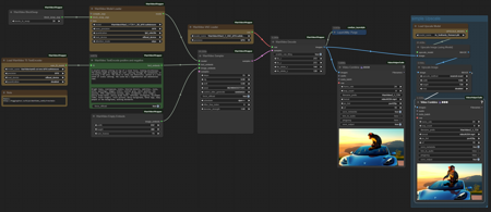 Simple WanVideo ComfyUI workflows  (tnx kijai) text2video Wan 2.1 v1.0