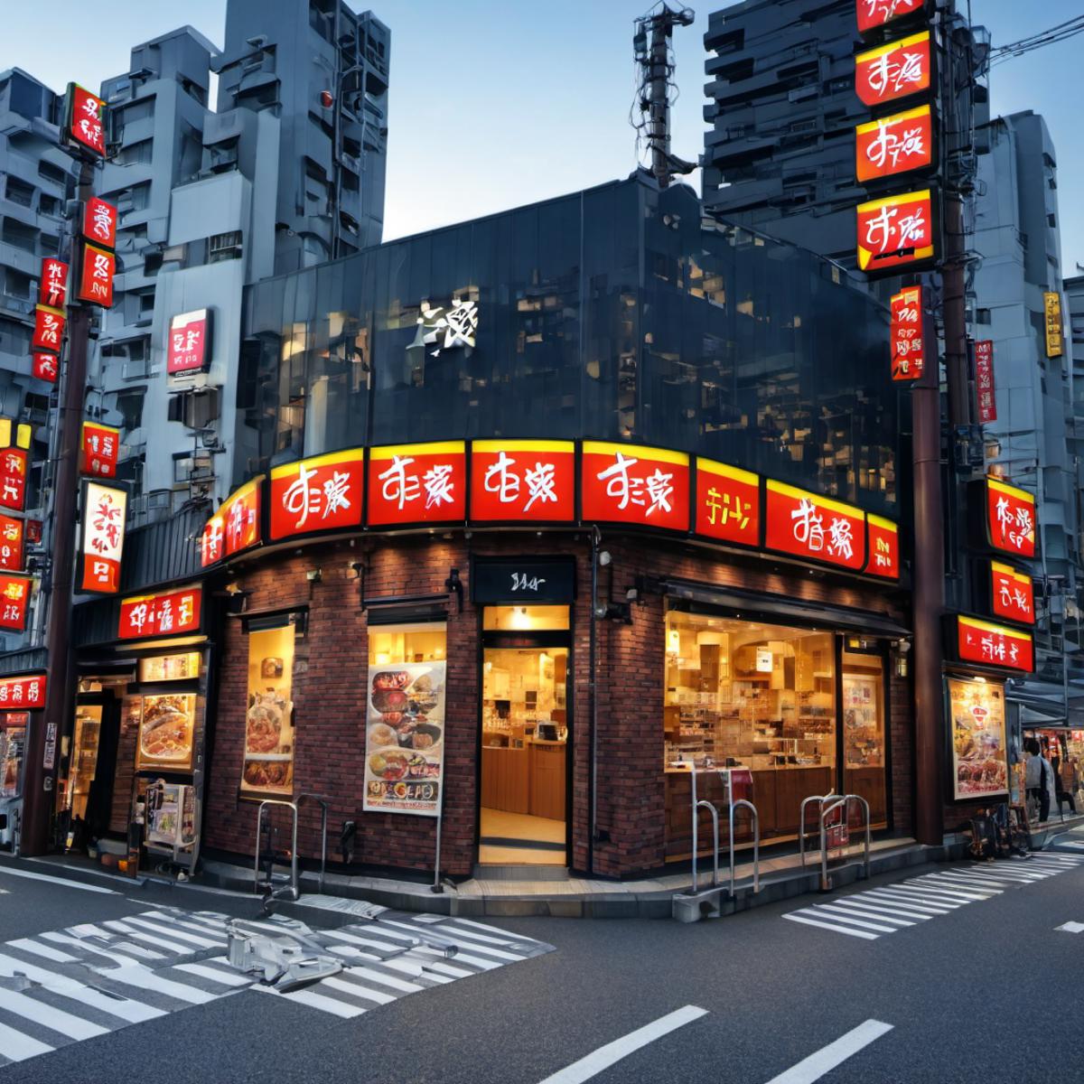 牛丼のお店 / sukiya SDXL image