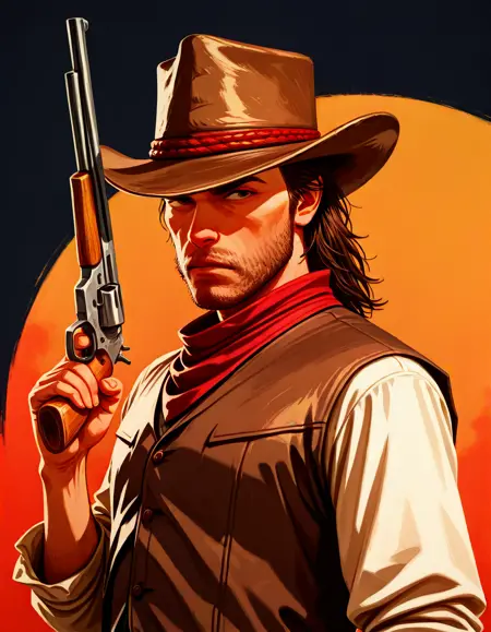 red dead redemption art style