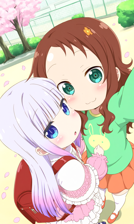 Kanna Kamui and Riko Saikawa: Maid Dragon Kobayashi official Kanna_Riko
