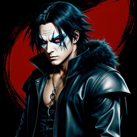 anime artwork of  <lora:The Crow SD1.5:1.2>
Eric Draven The Crow a man with a crow on his shoulder with a bright background Graphic Novel Style, anime style, key visual, vibrant, studio anime,  highly detailed