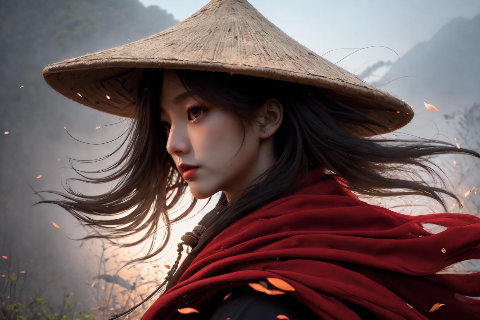 绪儿-斗笠 bamboo hat image by Darknoice