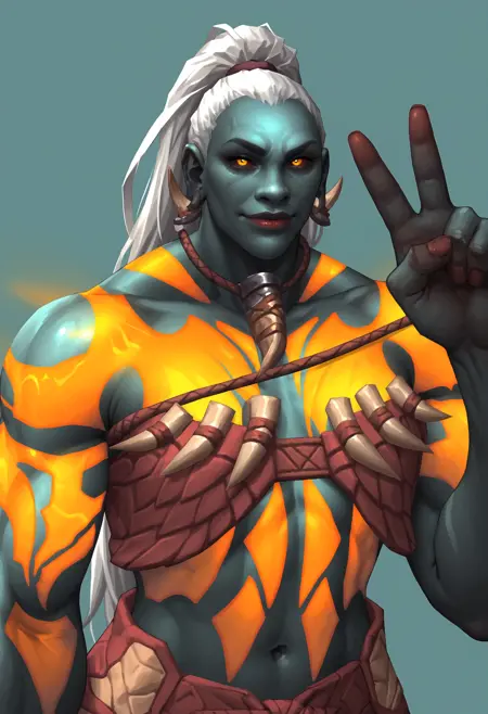 Djaradin Flametamer - World of Warcraft [SDXL Pony]