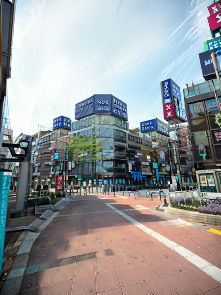 masterpiece, best quality, ultra-detailed, illustration,
NishikitaKouen2, scenery, tree, outdoors, building, ground vehicle, road, sky, motor vehicle, day, street, car, power lines, utility pole, lamppost, road sign, city, sign, blue sky, japan, bicycle, crosswalk, real world location, 
<lora:NishikitaKouen:1>