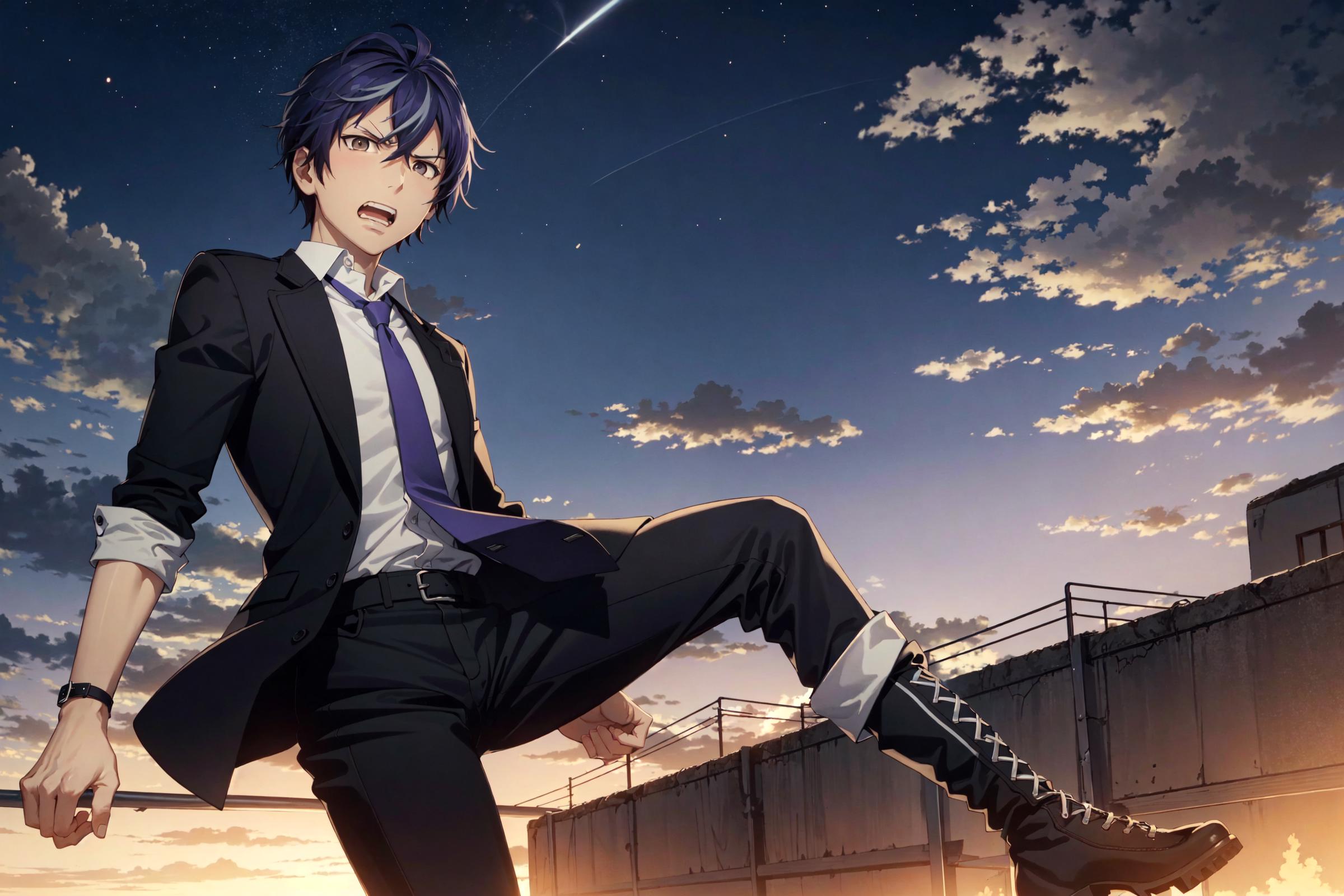 Black Bullet：Rentaro Satomi 転載禁止・無断転載禁止/Do not repost/Civitai Only image by HaMaYaRawanwan