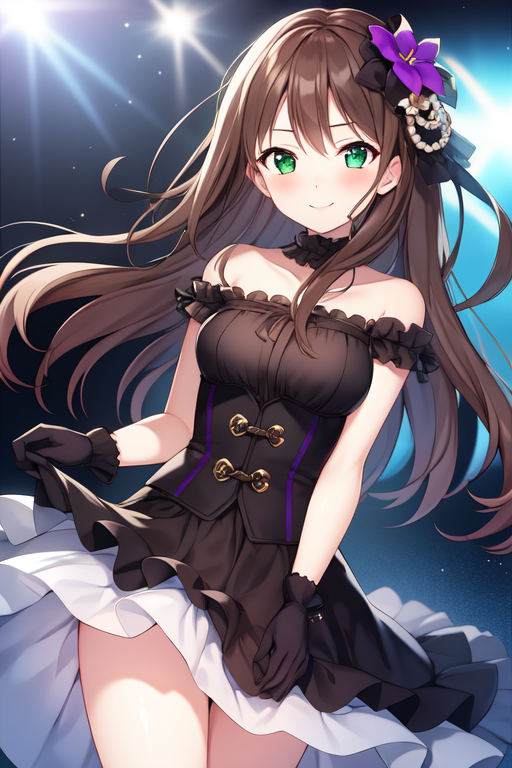 Black Gothic Dress (from the Idolm@ster) image by MassBrainImpact