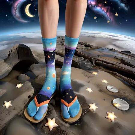 Flip Flops with Socks [SDXL]
