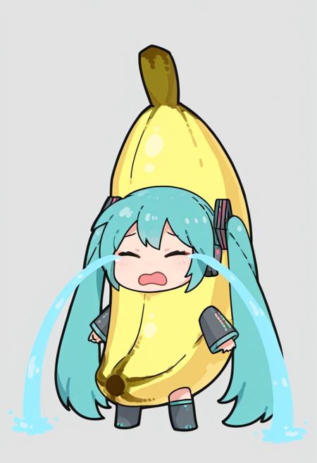 Sad Banana Cat Meme - Streaming Tears with Banana Costume |Concept| v1.0