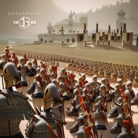 marching troups ancient battlefield