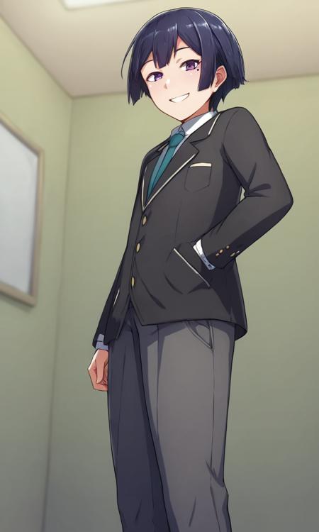 Kaede Fuyumoto | Otokonoko to xx No. 3 ~Kasshoku Inbi na Doukyuusei vs Seijitsu Karin na Seitokaichou~ (Pony) V1
