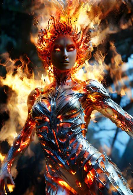 (score_9, result_8_up: 1.11angel-like girl ,(masterpiece:1.1), (best quality:1.1), piercing light, (aesthetics:1.1), (low colors:1.2), BREAK,
<lora:-_SDXL_-_holo_effect_V1.0:1>(poses: jumping, crouching, fly in the sky)((various exposure, front back, side, bottom, top, panorama, portrait, far, close)), ((holds fire sword in hand)) Futuristic epic action scene of an Angel made of translucent materials and its internal structure is clearly visible, emitting light. its precise construction. High-Tech and Futuristic Angel Body Scan Bioluminescence Optical Masterpieces Octane Rendering Unreal Engine
           , intricate details, UHDR, 32K,