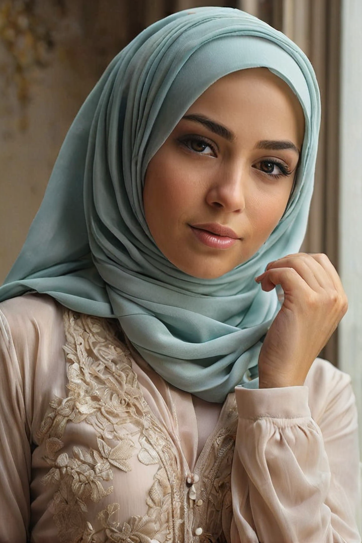 see through hijab