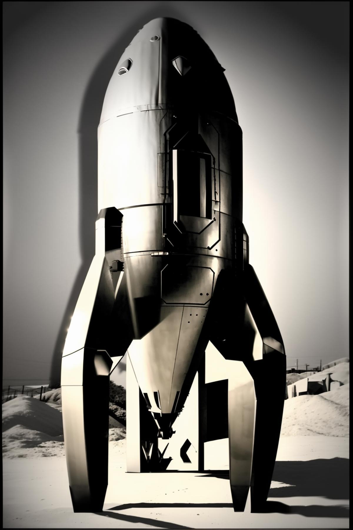 Retro Rocket image by Ciro_Negrogni