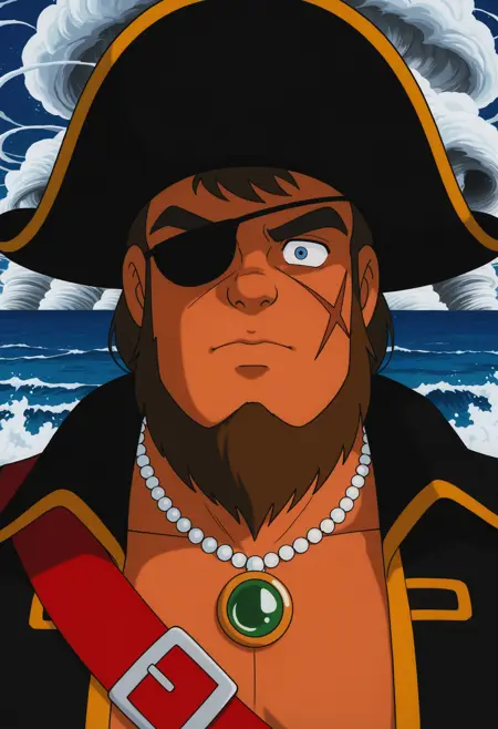 Captain Kidd from Doraemon: Nobita's Great Adventure in the South Seas