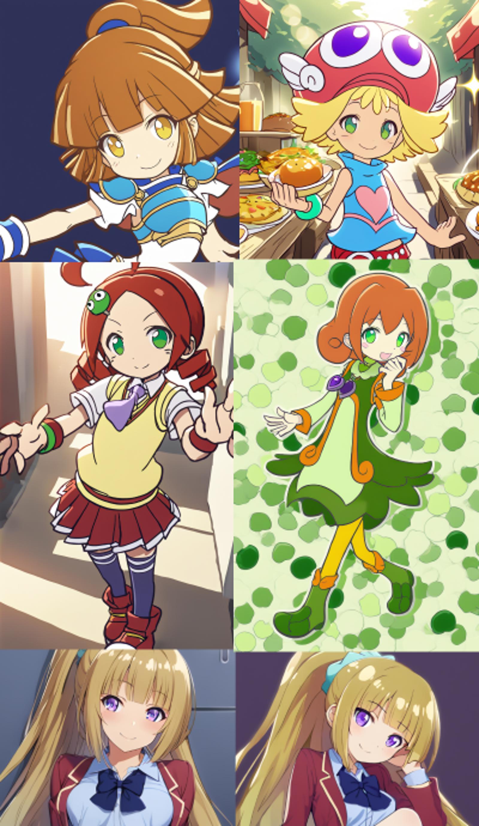 PuyoPuyo Series (ぷよぷよシリーズ) character & Style for SDXL LoRA portal (キャラクターとスタイル SDXL用 LoRAポータル)