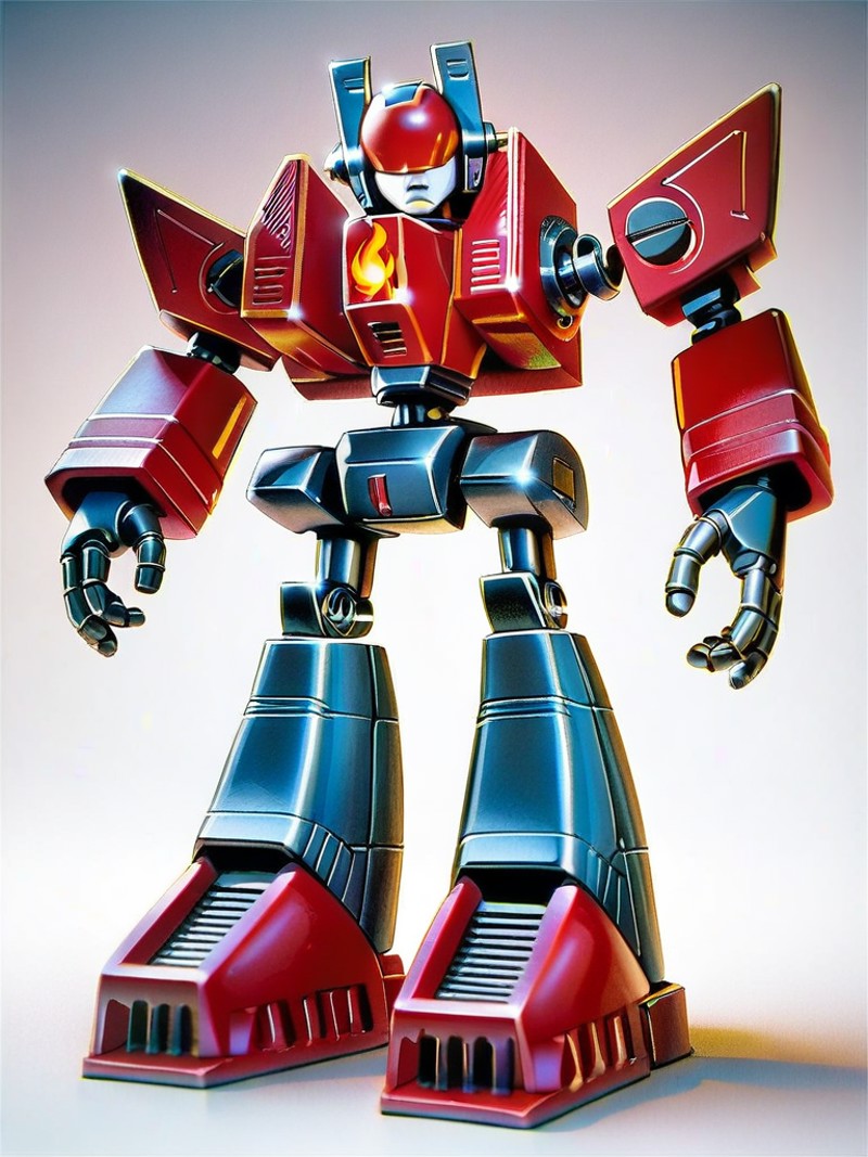 the toy art of perfection, robot girl, flame decals, teal red silver
score_8_up <lora:Transformers G1 Boxart-000022:1>