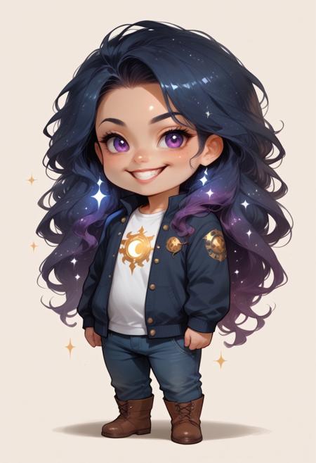 Cosmic Hair  Flowing hair 