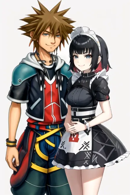Sora x Ellen Joe (Kingdom Hearts x Zenless Zone Zero)