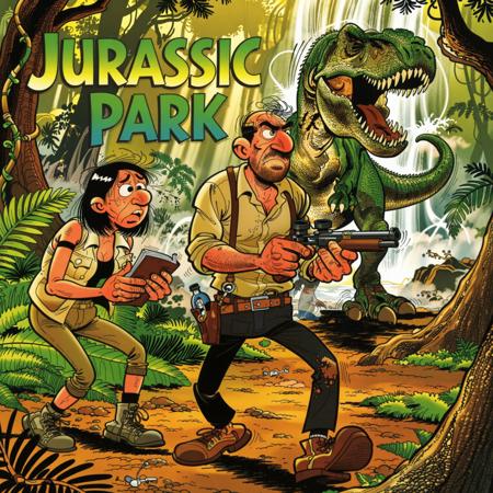 Spanish comic LoRA style v1.0