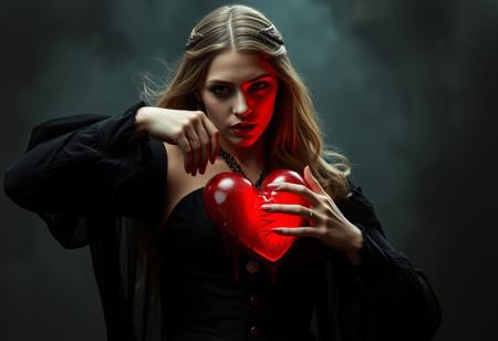 vampire queen, ripping out a mans heart